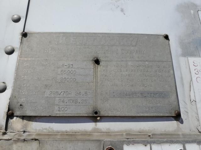 1993 Kentucky DRY Van Trailer