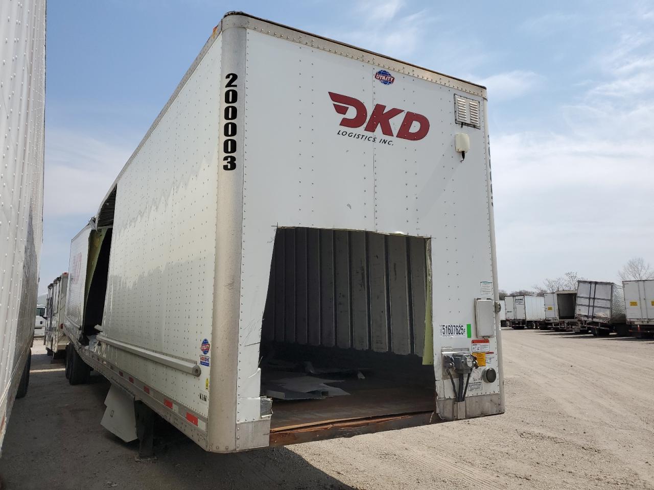 2019 Utility VS2DX DRY Van Trailer