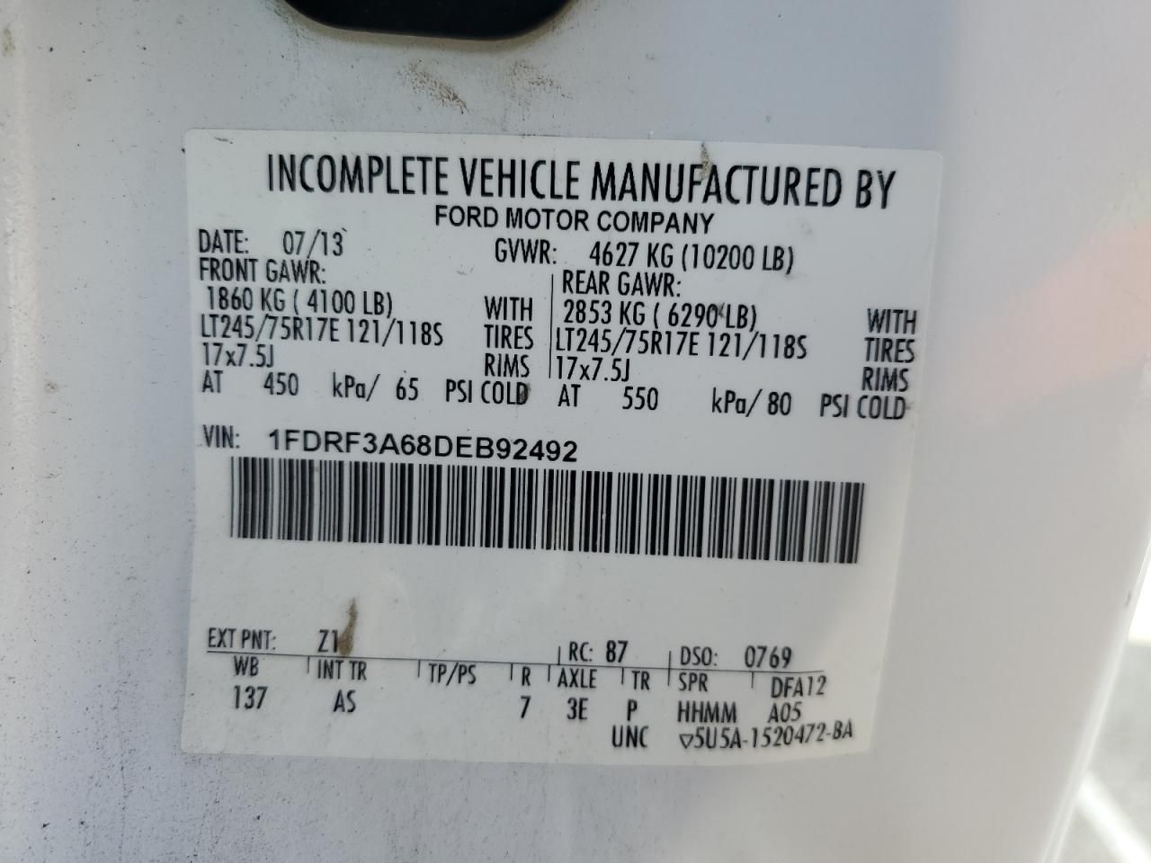 2013 Ford F350 Super Duty