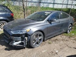 Ford Fusion Sport salvage cars for sale: 2017 Ford Fusion Sport