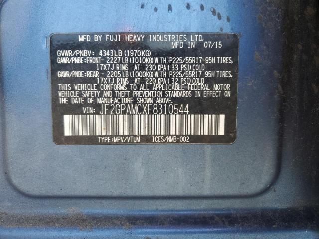 2015 Subaru XV Crosstrek 2.0 Limited