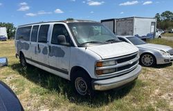Salvage trucks for sale at Apopka, FL auction: 2002 Chevrolet Express G3500
