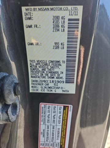 2012 Nissan Altima SR