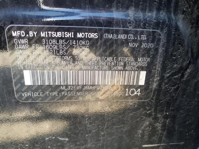 2021 Mitsubishi Mirage G4 SE
