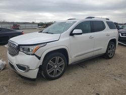 GMC Acadia DEN salvage cars for sale: 2017 GMC Acadia Denali