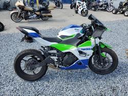 Salvage cars for sale from Copart Riverview, FL: 2024 Kawasaki EX500 A