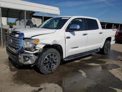 Salvage trucks for sale at Fresno, CA auction: 2016 Toyota Tundra Crewmax Limited
