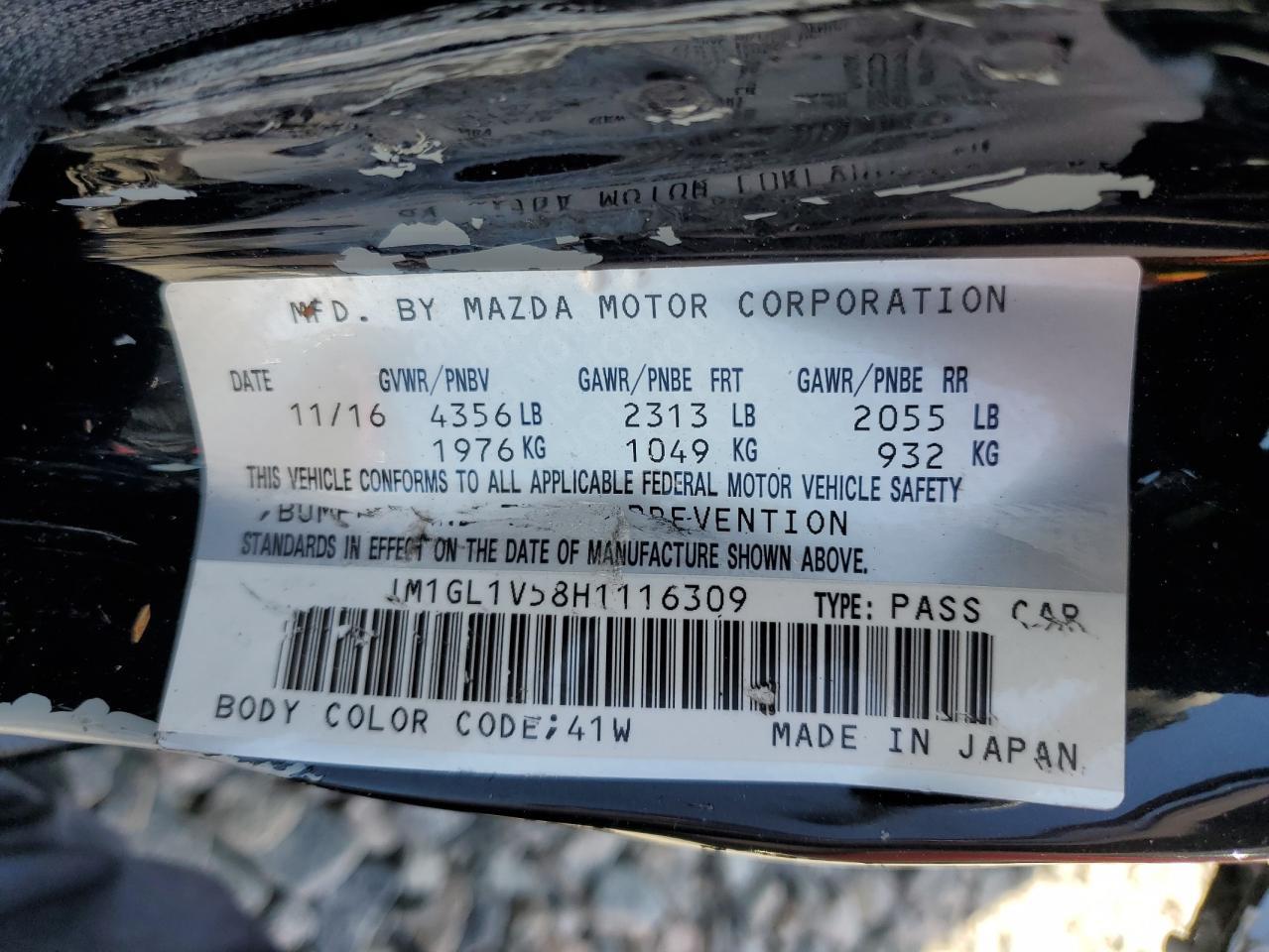 2017 Mazda 6 Touring