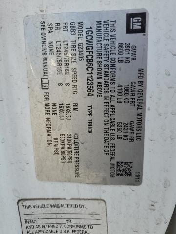 2012 Chevrolet Express G2500