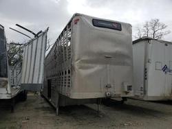 Salvage trucks for sale at Greenwood, NE auction: 2022 Wilson Psdcl-406 Livestock Trailer