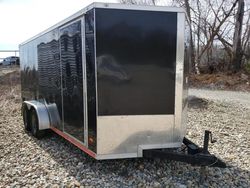 Salvage trucks for sale at West Warren, MA auction: 2022 Covered Wagon RED Wagon CW7X16TA2 Enclosed Cargo Trailer