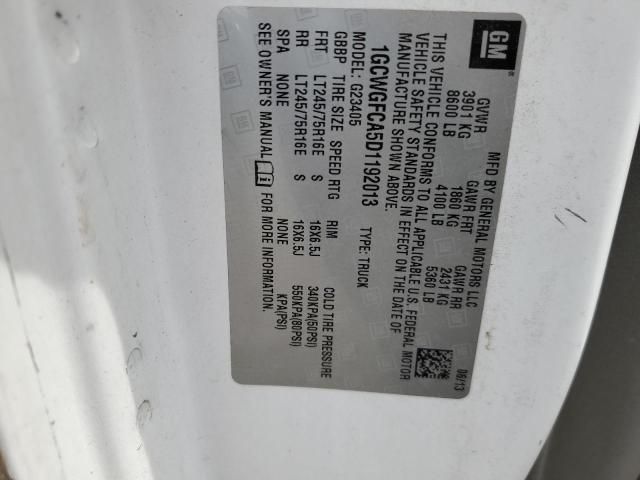 2013 Chevrolet Express G2500