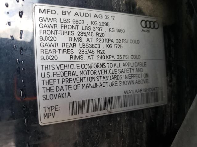 2017 Audi Q7 Premium Plus