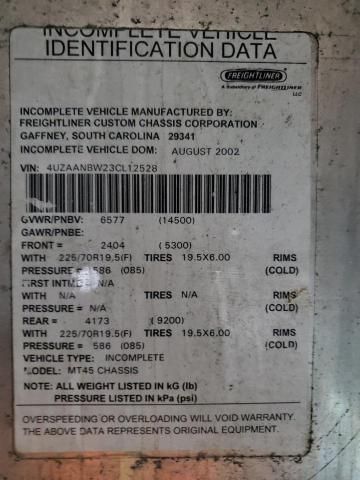 2003 Freightliner Chassis M Line WALK-IN Van