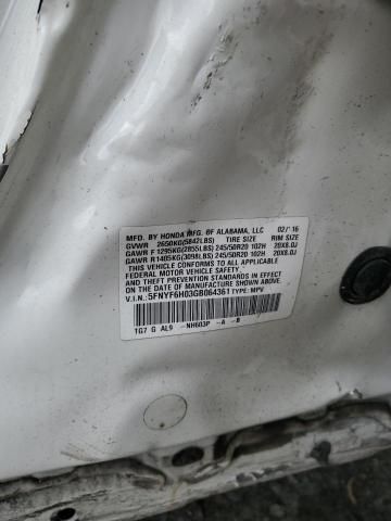 2016 Honda Pilot Elite