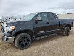 Salvage trucks for sale at Rocky View County, AB auction: 2015 Toyota Tundra Double Cab SR