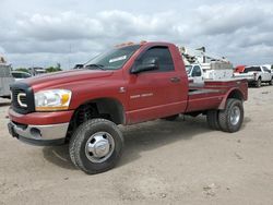 Salvage trucks for sale at Houston, TX auction: 2006 Dodge RAM 3500 ST