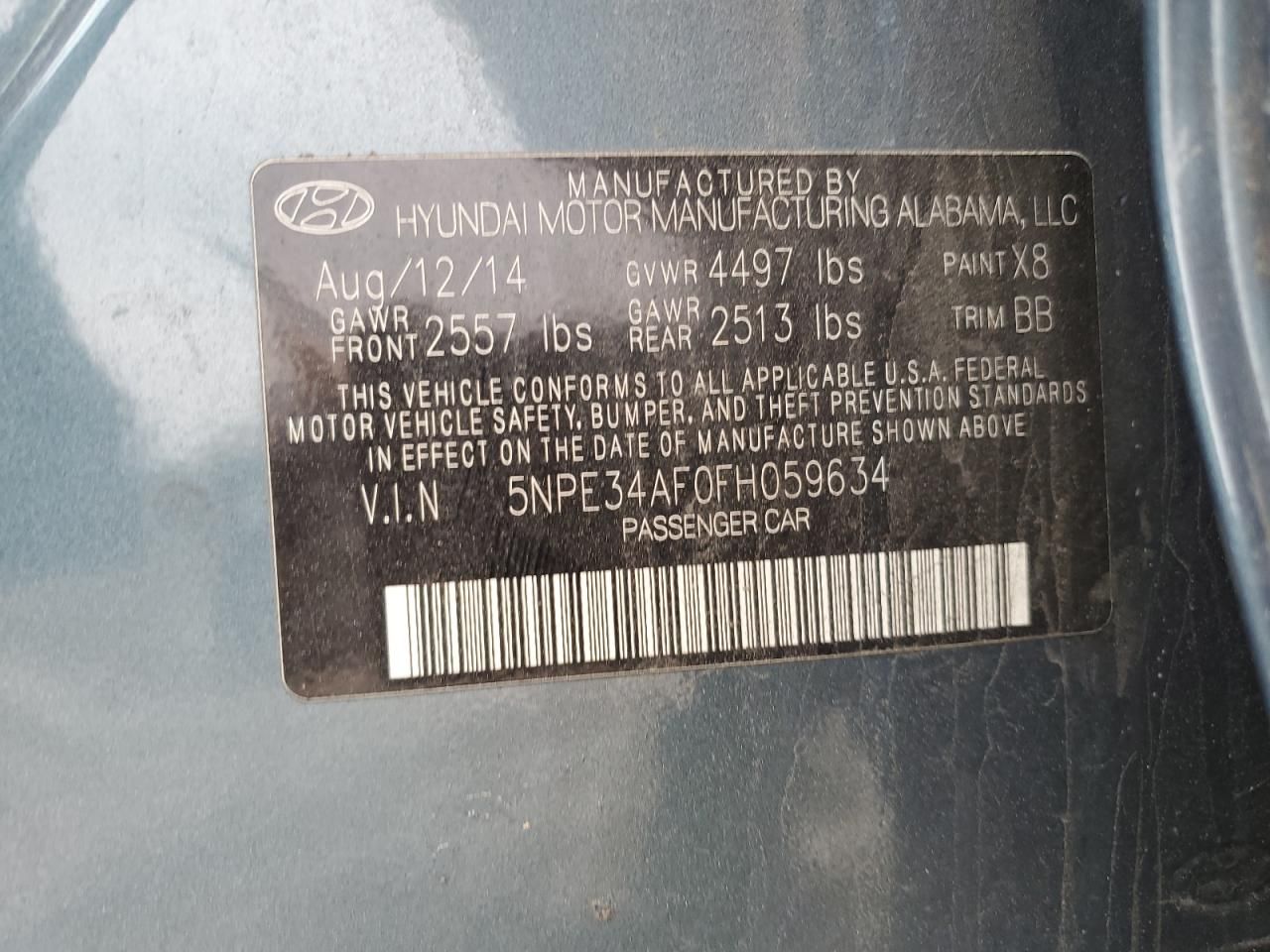 2015 Hyundai Sonata Sport