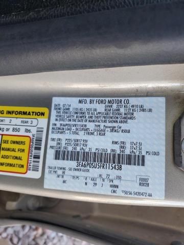 2015 Ford Fusion Titanium Phev