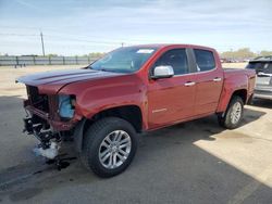 Salvage trucks for sale at Nampa, ID auction: 2016 GMC Canyon SLT