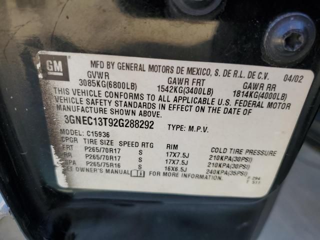 2002 Chevrolet Avalanche C1500