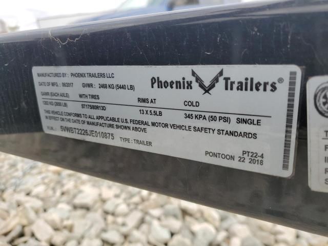 2018 Phoenix PT22-4 Boat Trailer