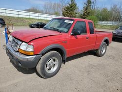 Ford salvage cars for sale: 2000 Ford Ranger Super Cab