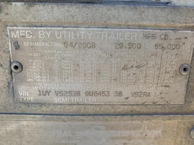 2009 Utility VS2RA Refrigerated Van Trailer