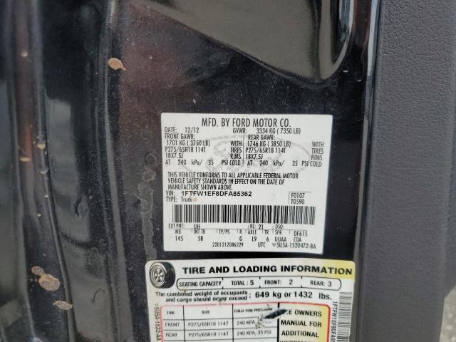 2013 Ford F150 Supercrew