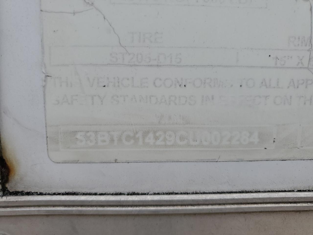 2012 LGS Enclosed Cargo Trailer