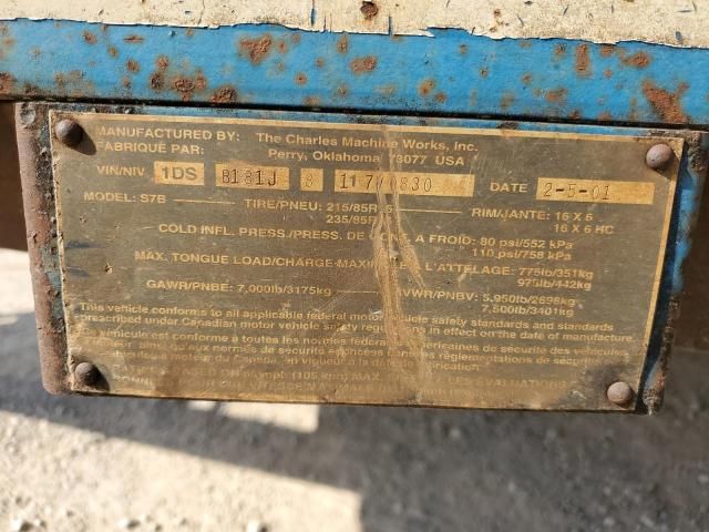 2001 Charlworks 2001 Charles Machine Works S7B Tilt Deck Equipment