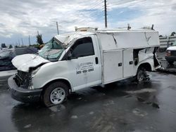 Salvage trucks for sale at Miami, FL auction: 2015 Chevrolet Express G3500