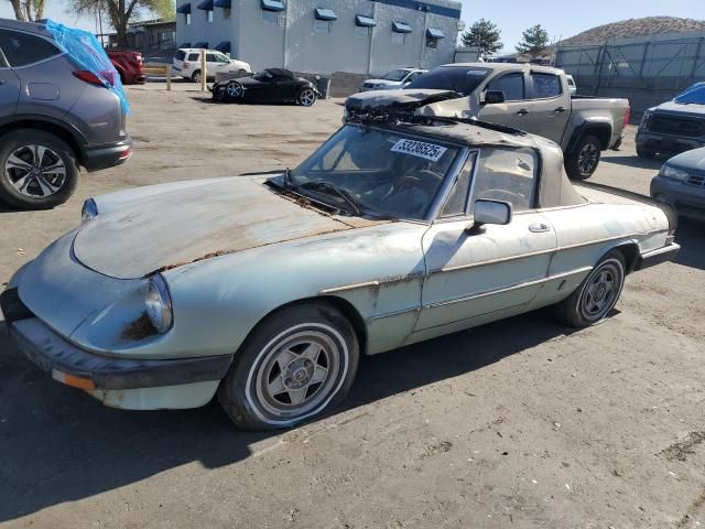 1983 Alfa Romeo Veloce 2000 Spider