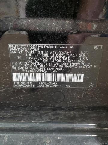 2011 Toyota Rav4 Base