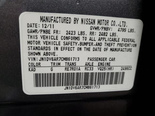 2012 Infiniti G25