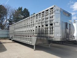 Salvage trucks for sale at Eldridge, IA auction: 2019 Wilson Psdcl-402BP Livestock Trailer