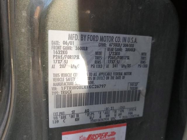 2001 Ford F150 Supercrew