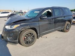 Chevrolet salvage cars for sale: 2018 Chevrolet Traverse Premier