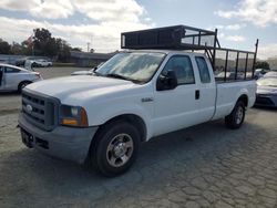 Salvage trucks for sale at Martinez, CA auction: 2005 Ford F250 Super Duty