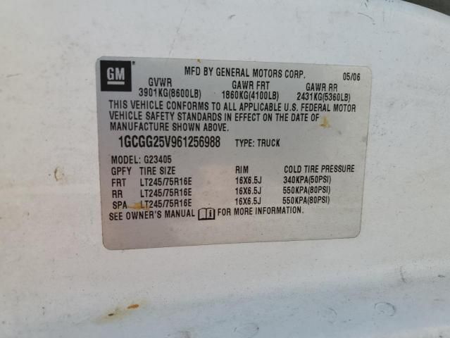 2006 Chevrolet Express G2500
