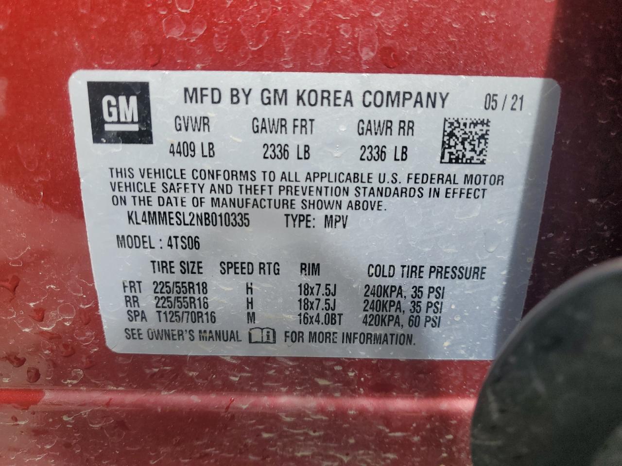 2022 Buick Encore gx Select