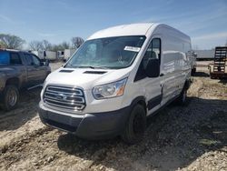 Salvage trucks for sale at Cicero, IN auction: 2015 Ford Transit T-350