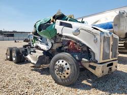 Salvage trucks for sale at Grand Prairie, TX auction: 2025 Kenworth T800 Semi Truck