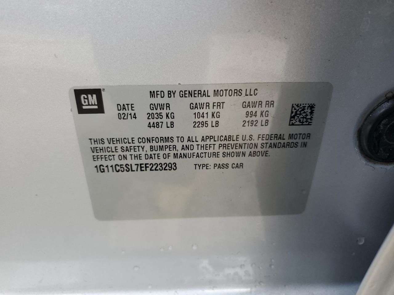 2014 Chevrolet Malibu 1LT