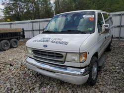 Vehiculos salvage en venta de Copart Hurricane, WV: 2002 Ford Econoline E350 Super Duty Wagon
