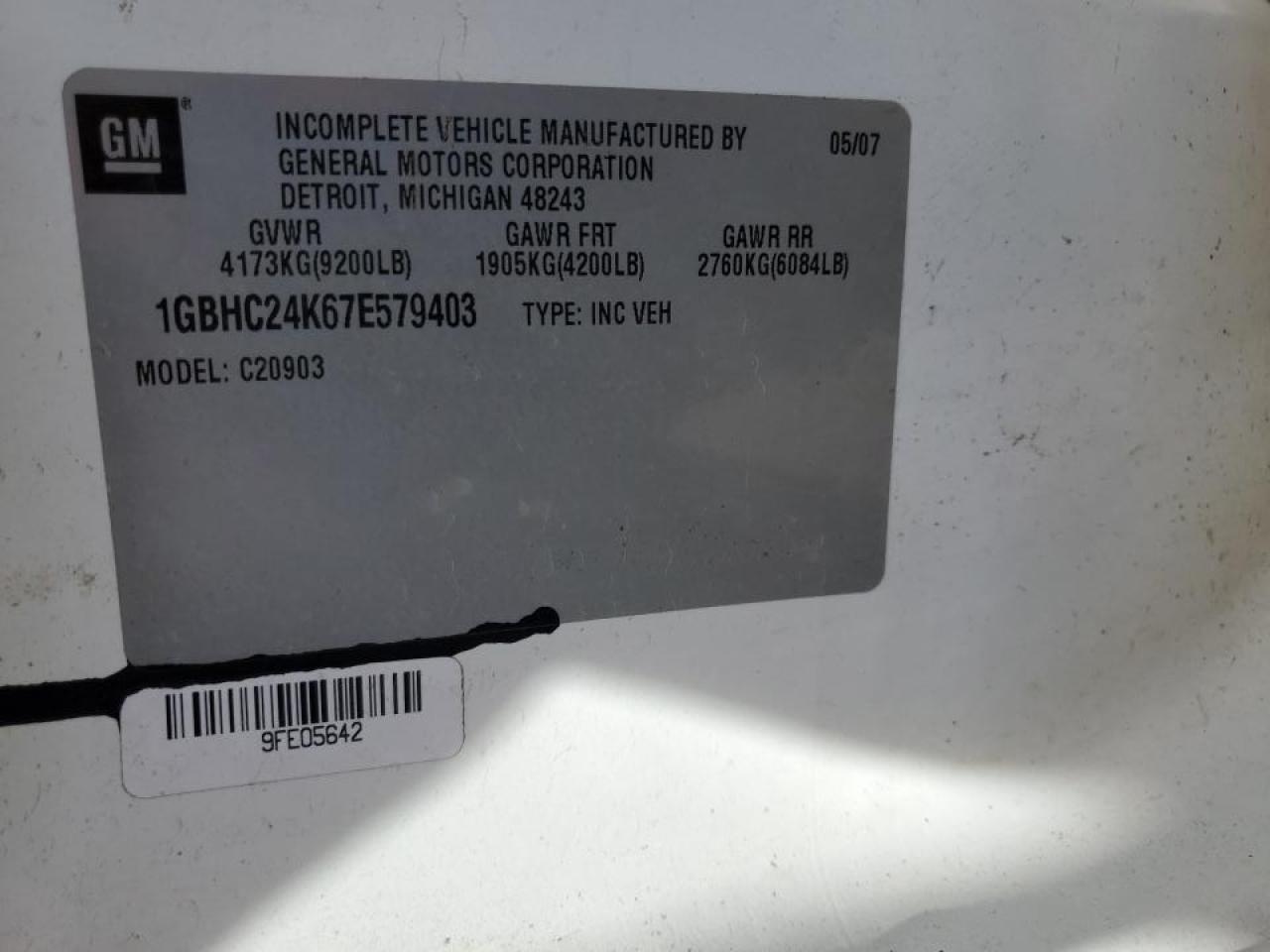 2007 Chevrolet Silverado C2500 Heavy Duty