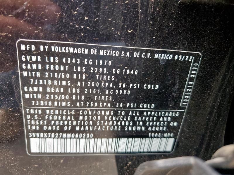 2022 Volkswagen Taos SE