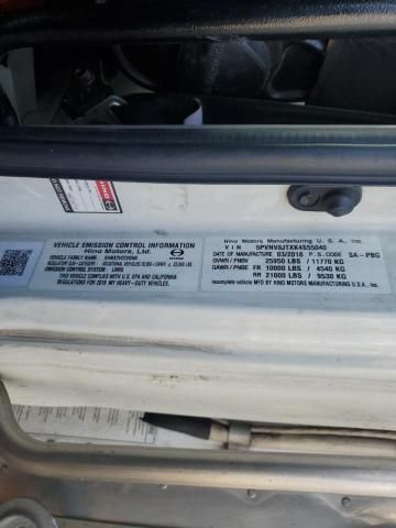 2019 Hino 338 Refrigerated Truck