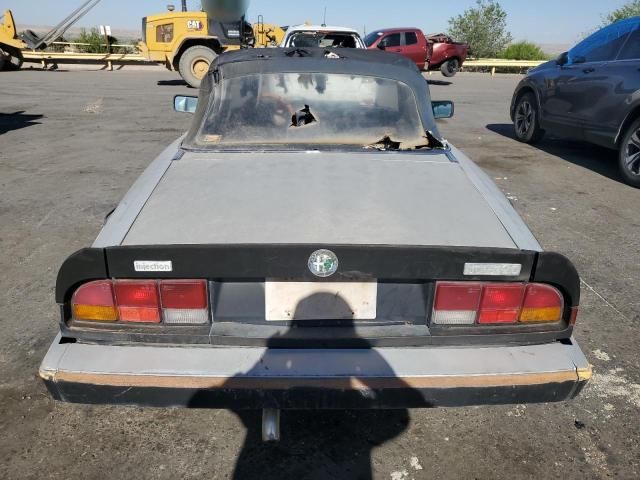 1983 Alfa Romeo Veloce 2000 Spider