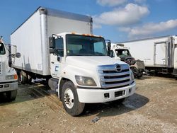 Salvage trucks for sale at Grand Prairie, TX auction: 2019 Hino 258 268